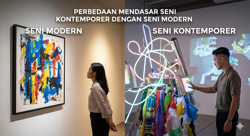 Perbedaan Mendasar Seni Kontemporer dengan Seni Modern