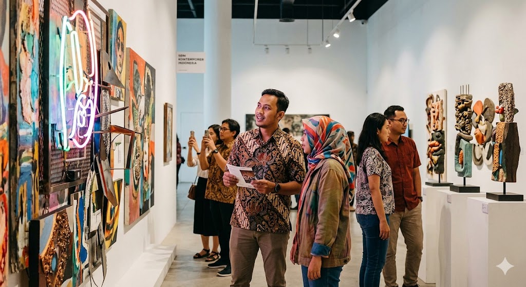 cara menikmati pameran seni kontemporer bagi orang awam