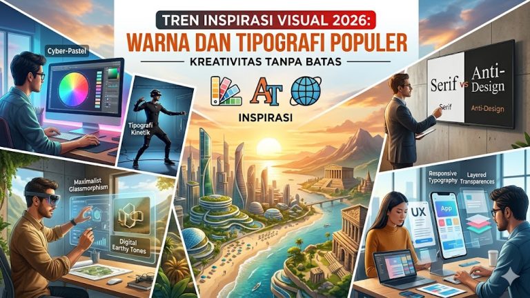 Tren Inspirasi Visual 2026: Warna dan Tipografi Populer