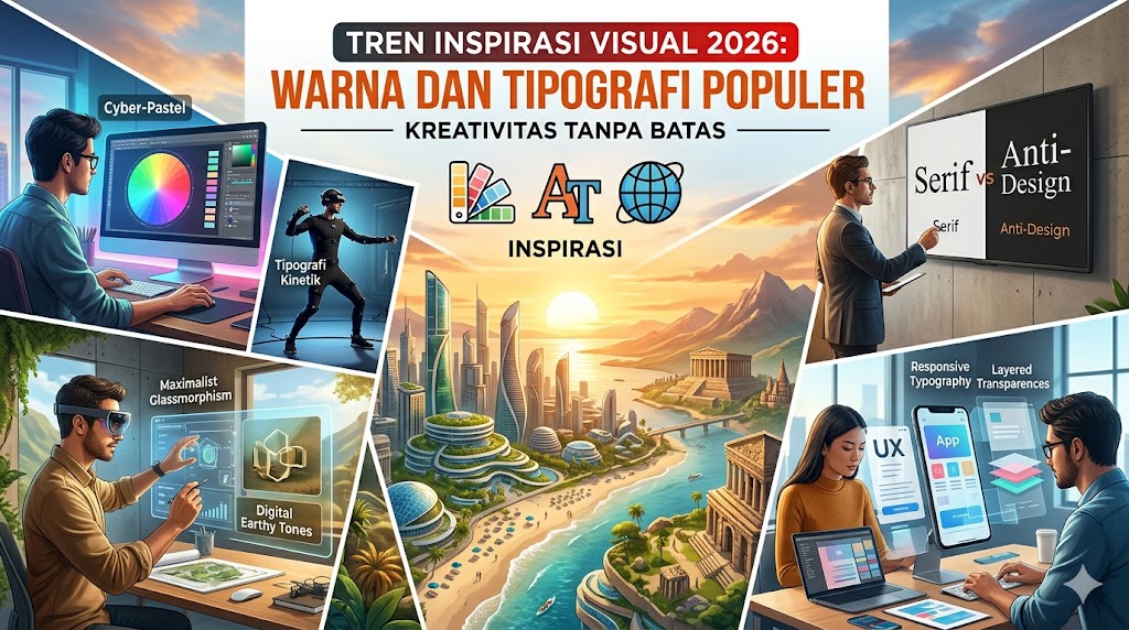 Tren Inspirasi Visual 2026: Warna dan Tipografi Populer