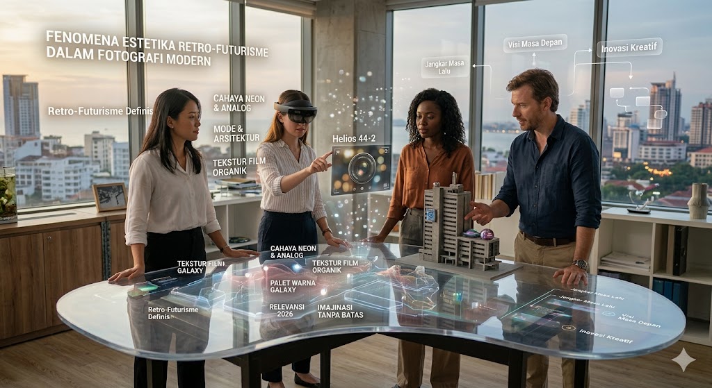 fenomena estetika retro-futurisme dalam fotografi modern